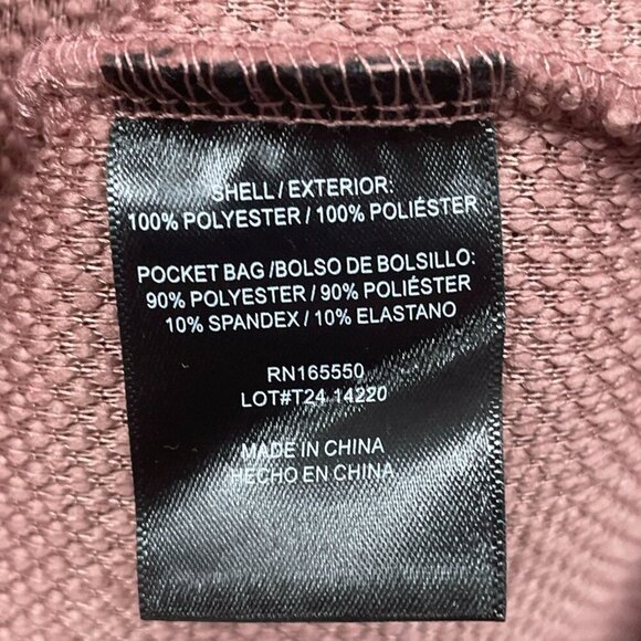 32 Degrees Heat M/L Womens Sherpa Button-Up Jacket Rose Pink a0485 - Picture 7 of 9